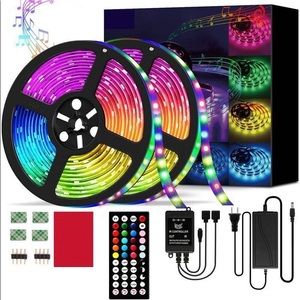 LED Strip Lights, 5050 RGBIC Waterproof 32.8ft